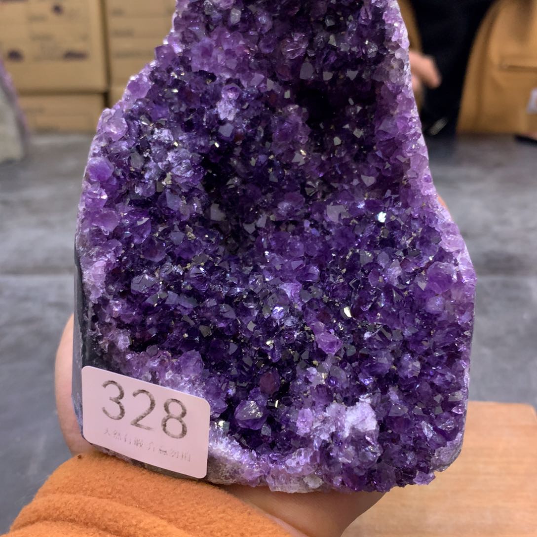 水晶摆件未镶嵌紫晶328