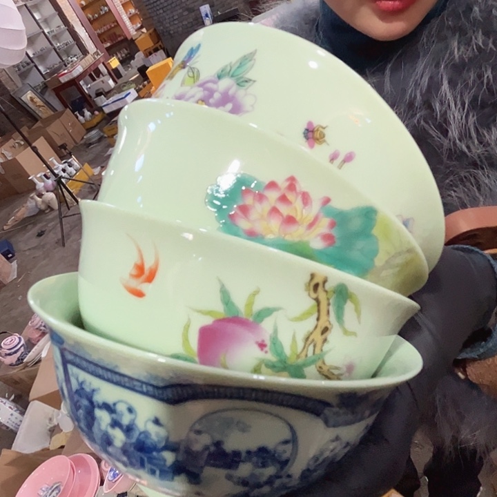 其他瓷景德镇高温瓷一套4个