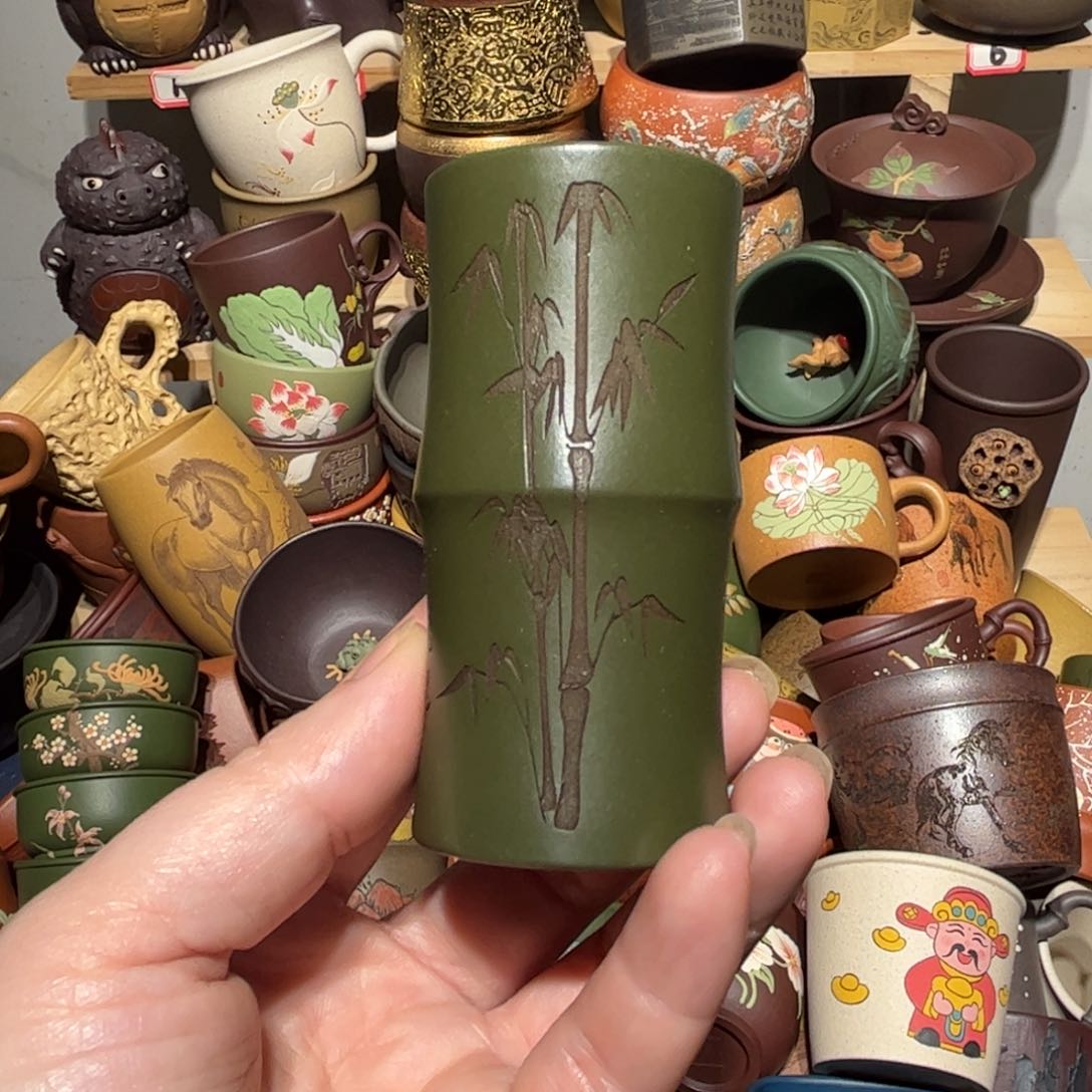 紫砂茶杯宜兴紫砂主人杯