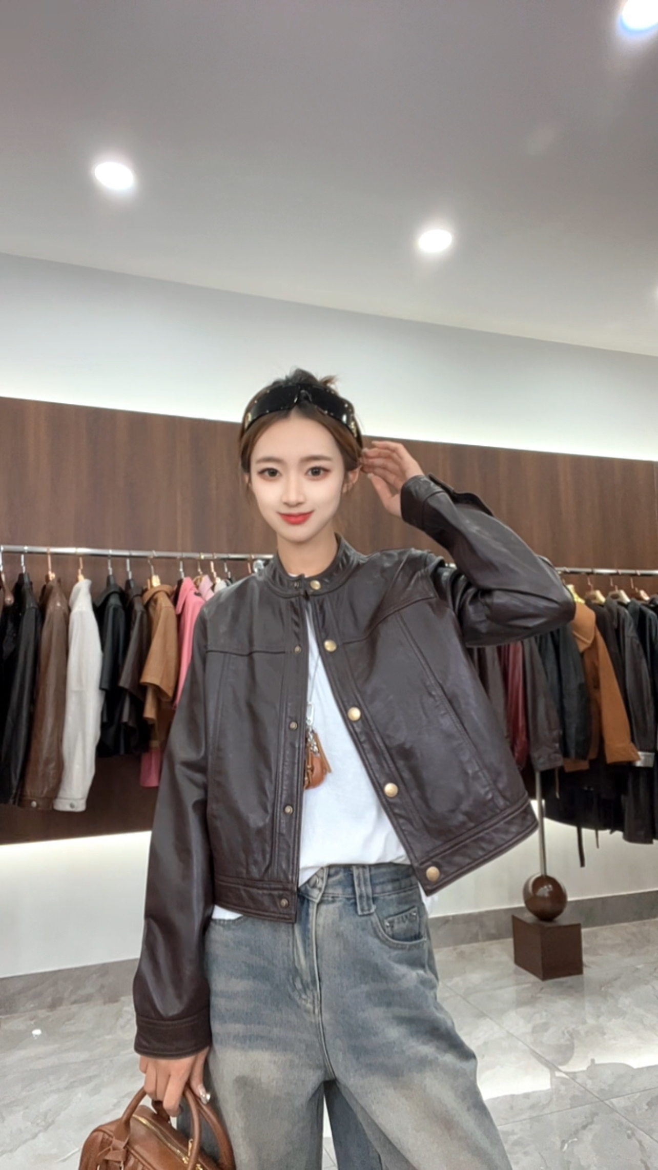 {潮野-Cyer}2025新款皮衣上新网红千金风绵羊皮-GG-9906