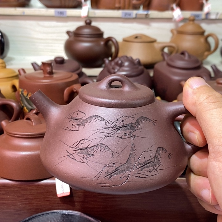 猫***堂茶壶紫砂精工制作