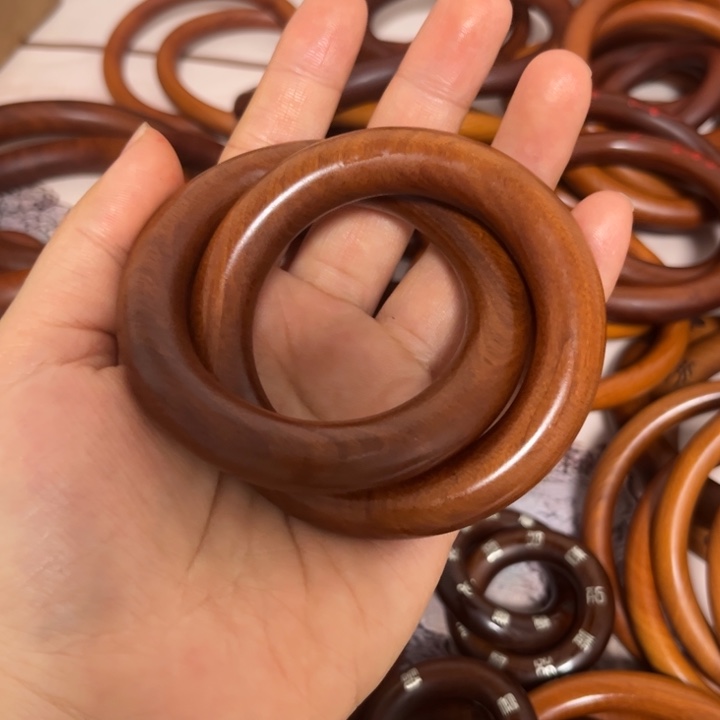 枣木雨***节内径50乾坤圈枣木老料