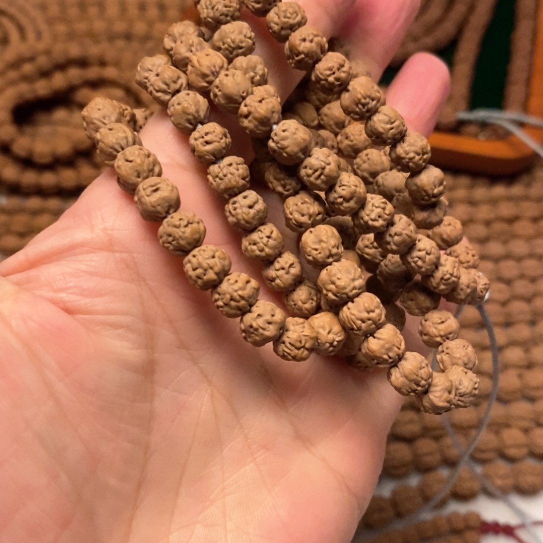 金刚菩提吊坠小*波佛手108卡7.5