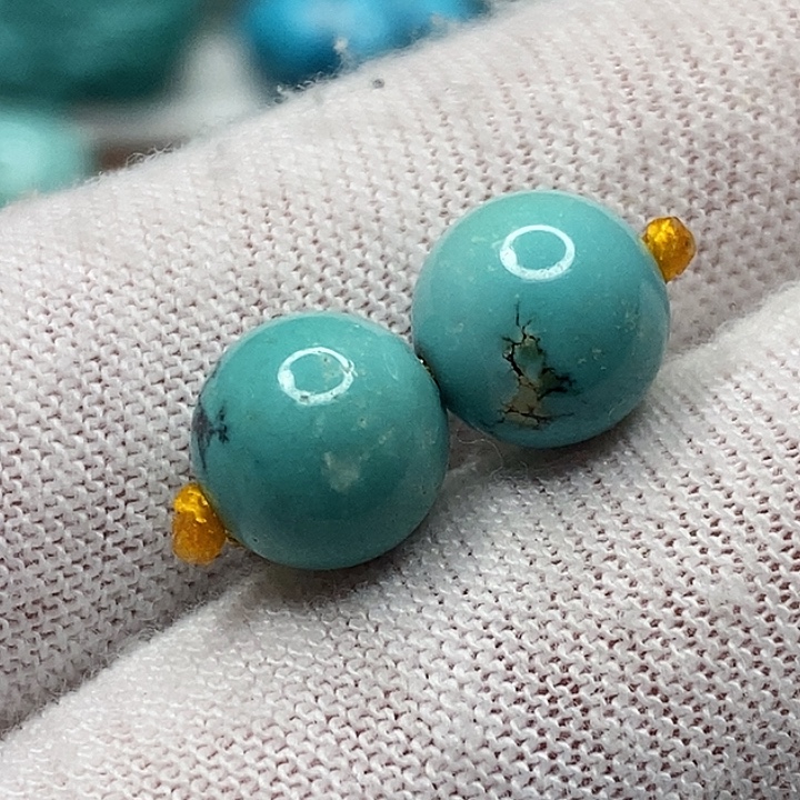 绿松石未镶嵌天然原矿 地大质检