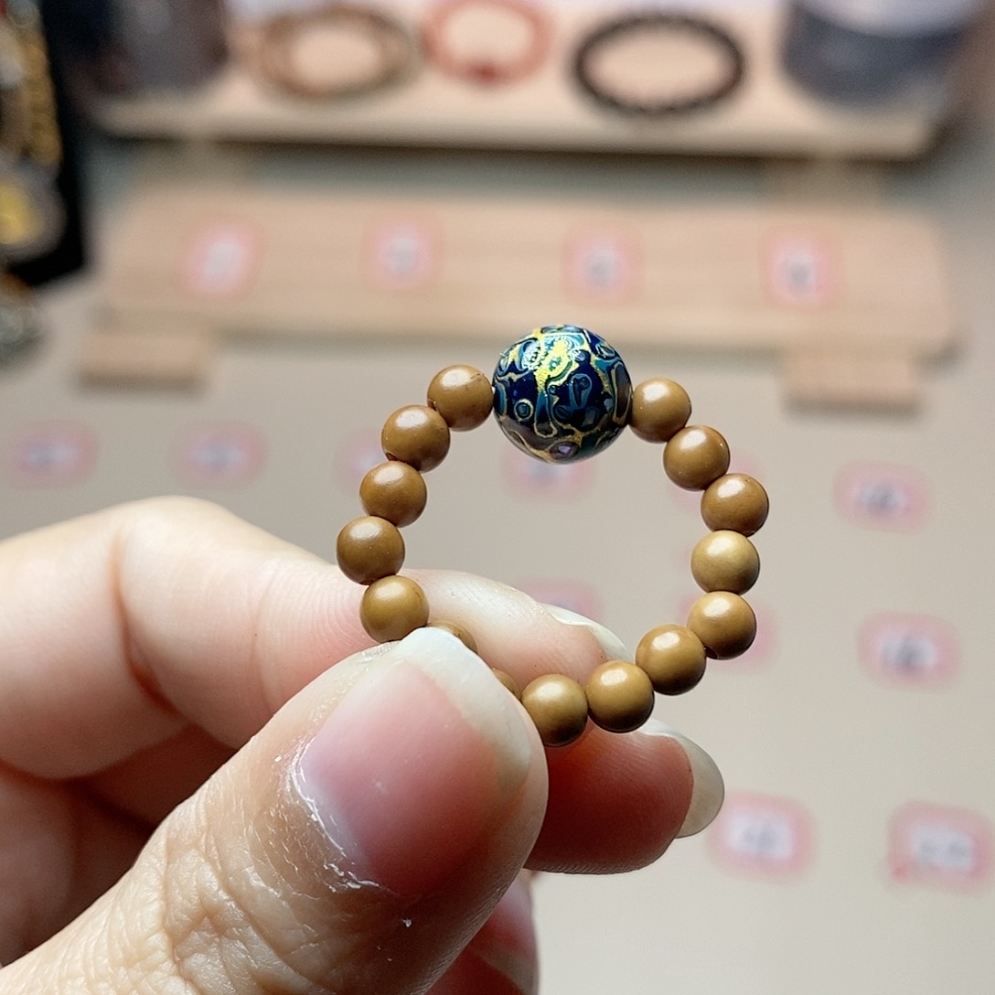 【闪购商品】菩提根/象牙果吊坠蓝黑