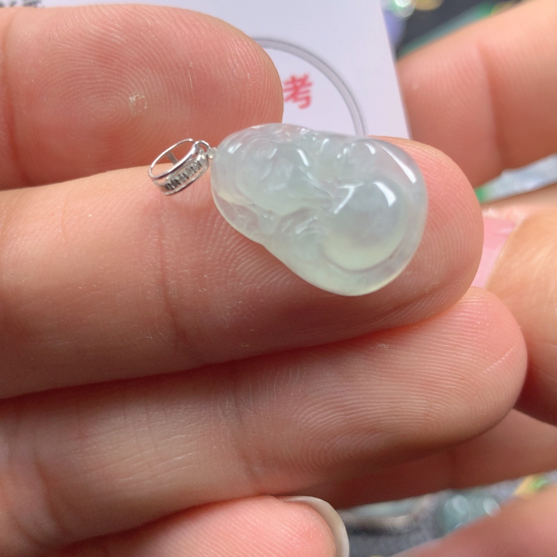 【闪购商品】翡翠颈饰18K金镶嵌翡翠