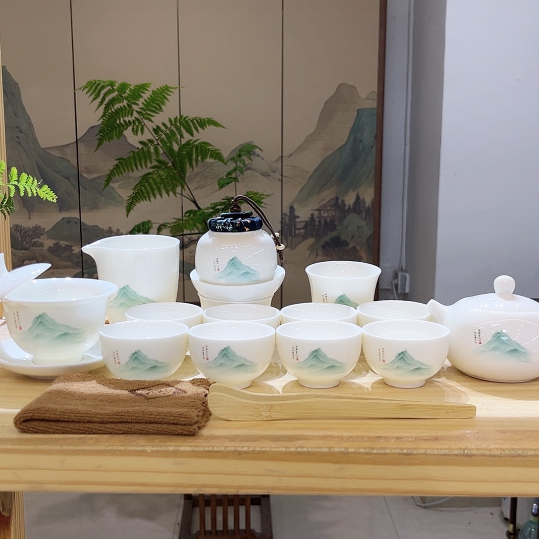 【都彩】羊脂玉瓷又见青山17头