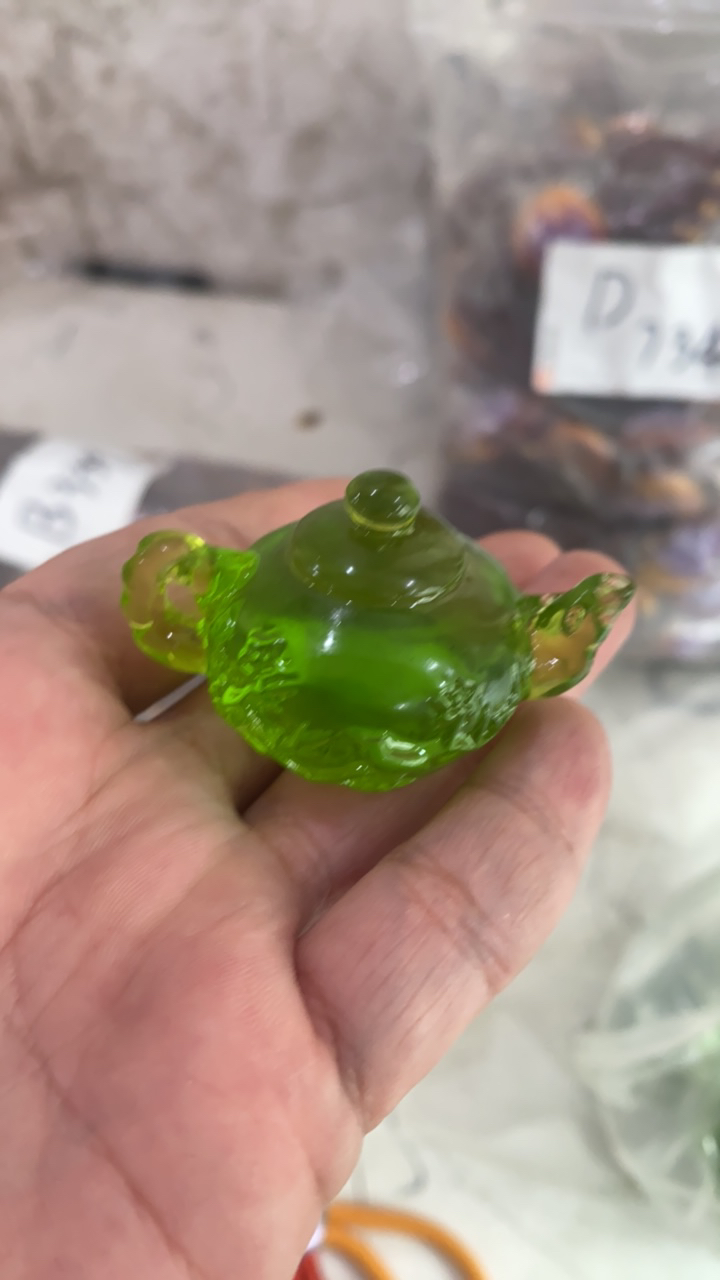 D 735 绿蜜把把壶手持