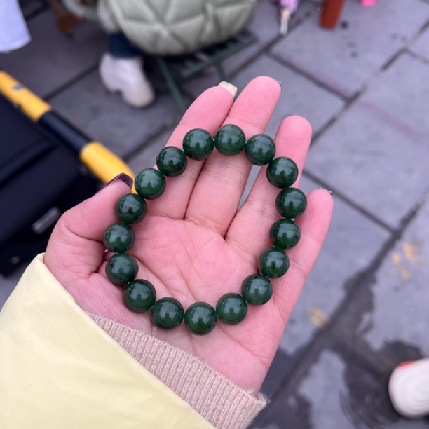 和田玉碧玉手串拍一发一多样性发货