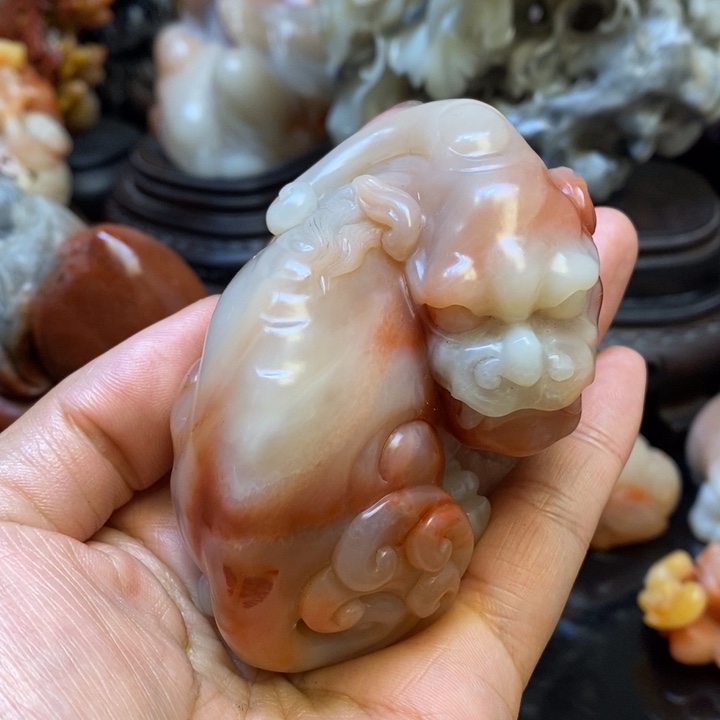 寿山石狼**杰寿山石¥¥¥¥