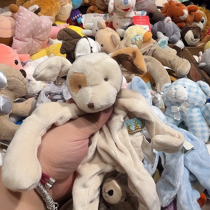 毛绒海湾玩偶安抚摇铃