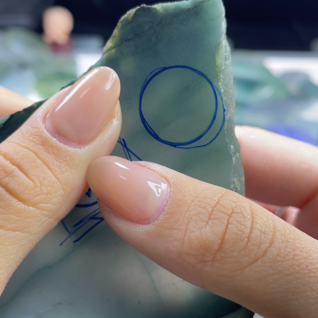 定制翡翠未镶嵌森平安扣