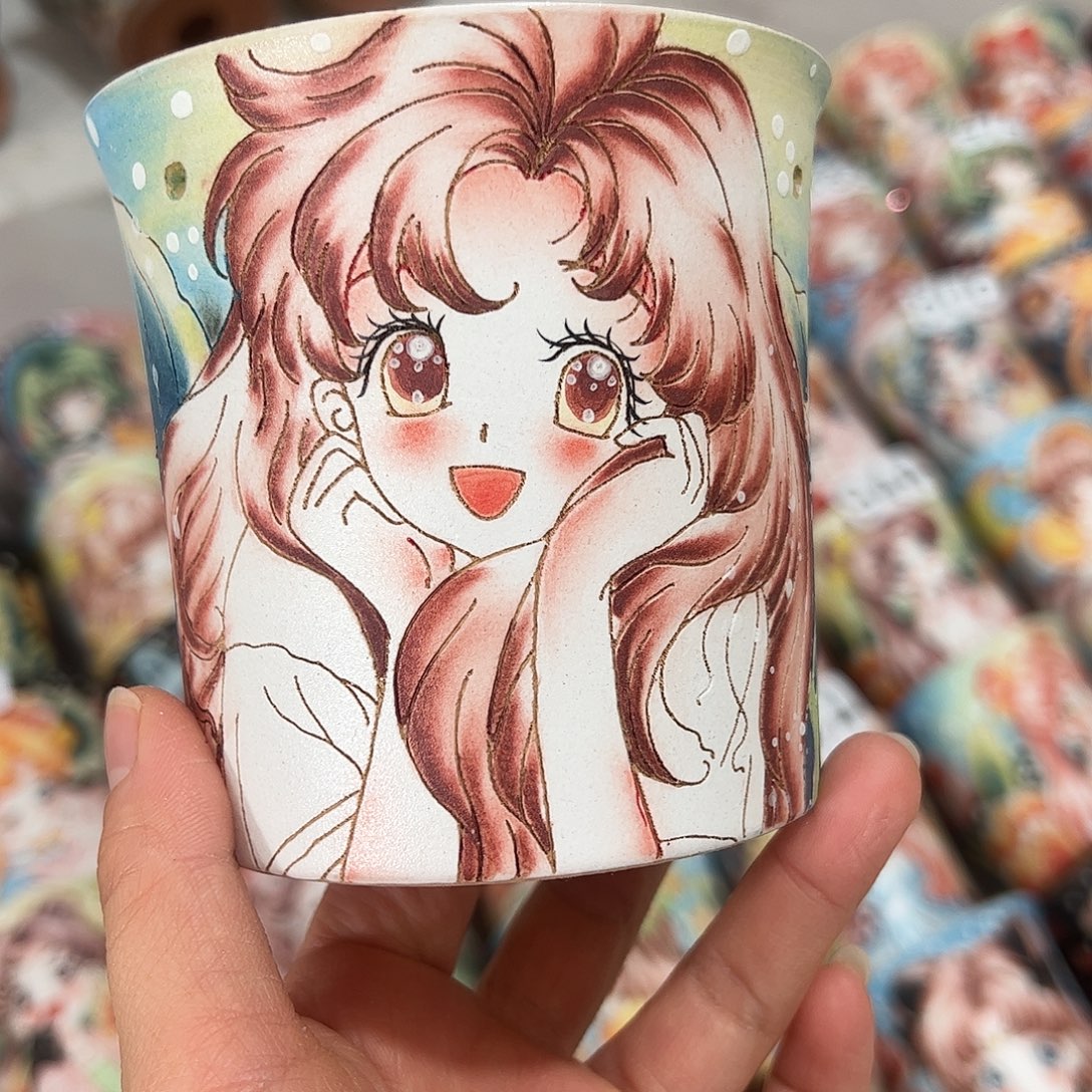 景德镇炫彩手绘口10