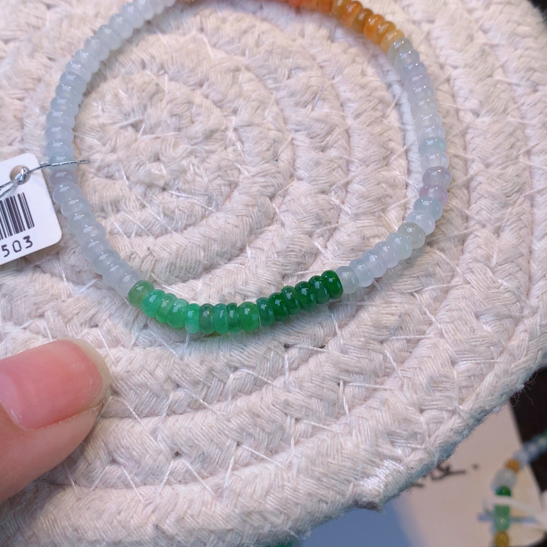 翡翠散珠翡翠珠子
