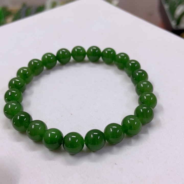 【闪购商品】手串未镶嵌和田玉（碧玉）11