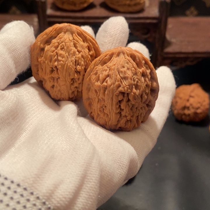 文玩核桃把件小*机高炮南疆