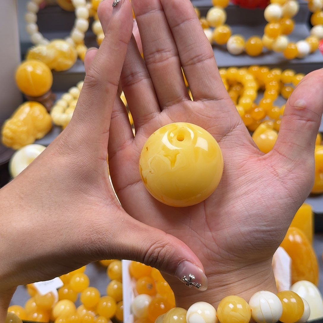 蜜蜡珠宝奇石未镶嵌公主扣