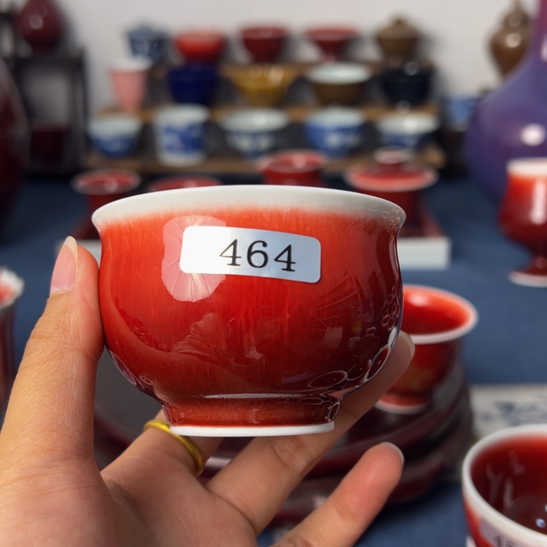 陶景德镇陶瓷郎红微瑕