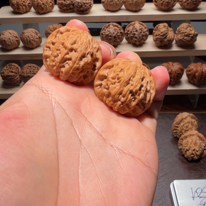 叁柒文玩磨盘34全品