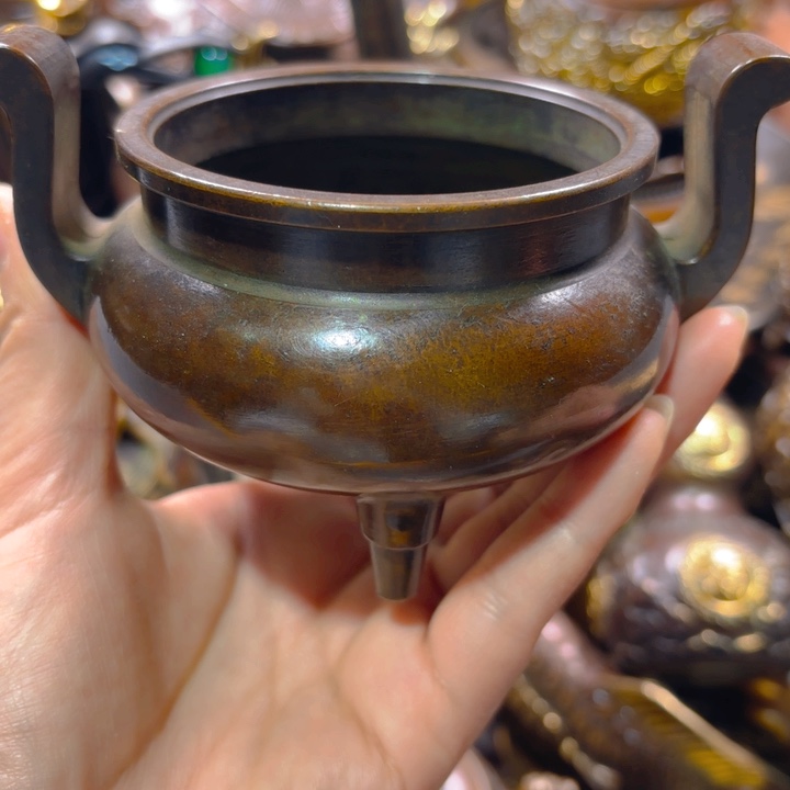 铜器摆件收收藏藏