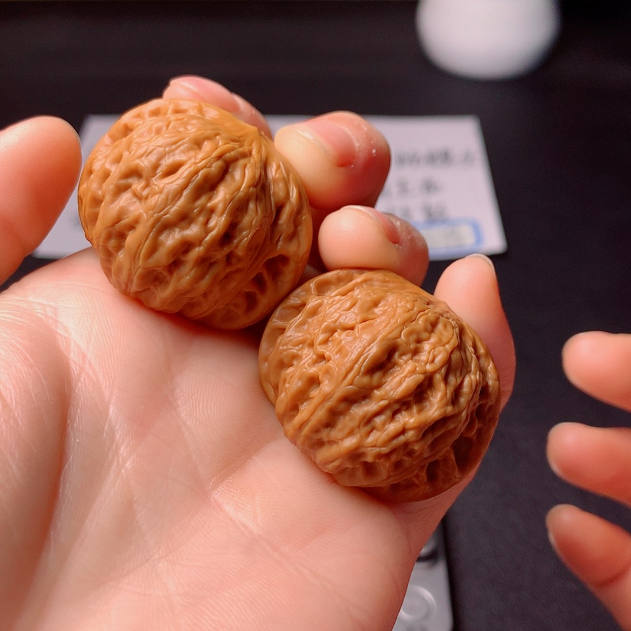 【闪购商品】文玩核桃把件铁锤37➕微修