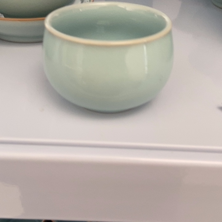 瓷捷***仪天青色将军杯张君老师