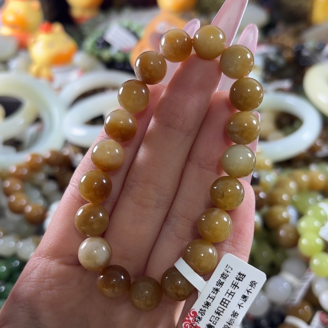 和田玉未镶嵌手链122