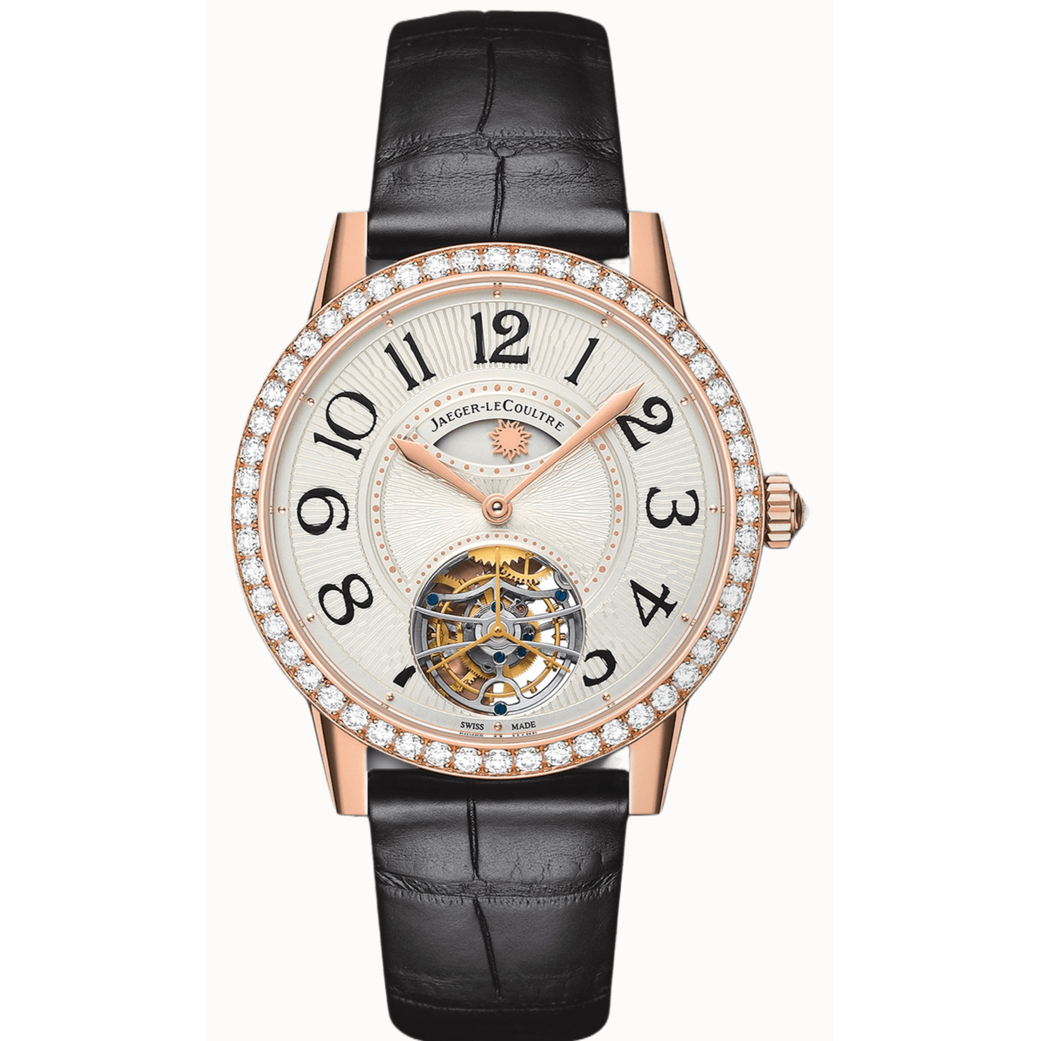99新 Jaeger-LeCoultre/积家 深圳名典3412407陀飞轮原钻15年全套