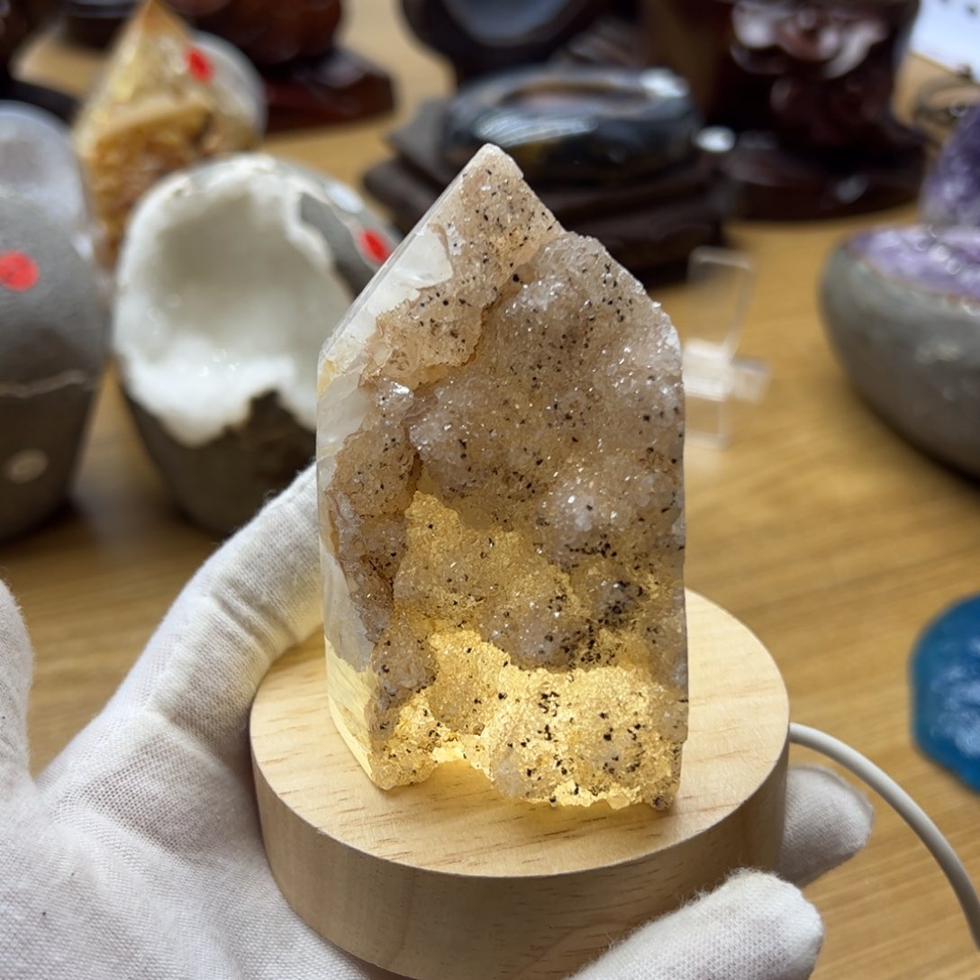 水晶水晶未镶嵌柱子27