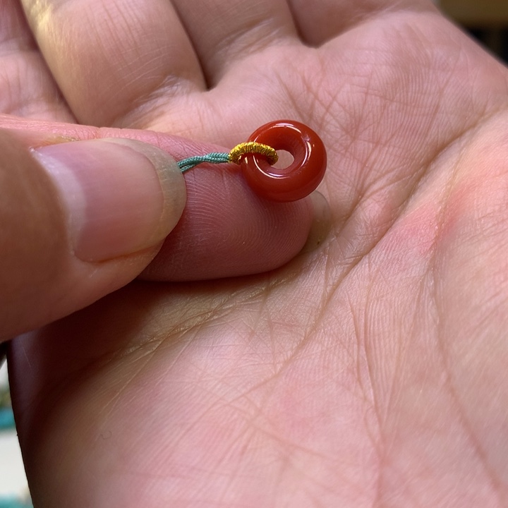 南红玛瑙未镶嵌平安扣