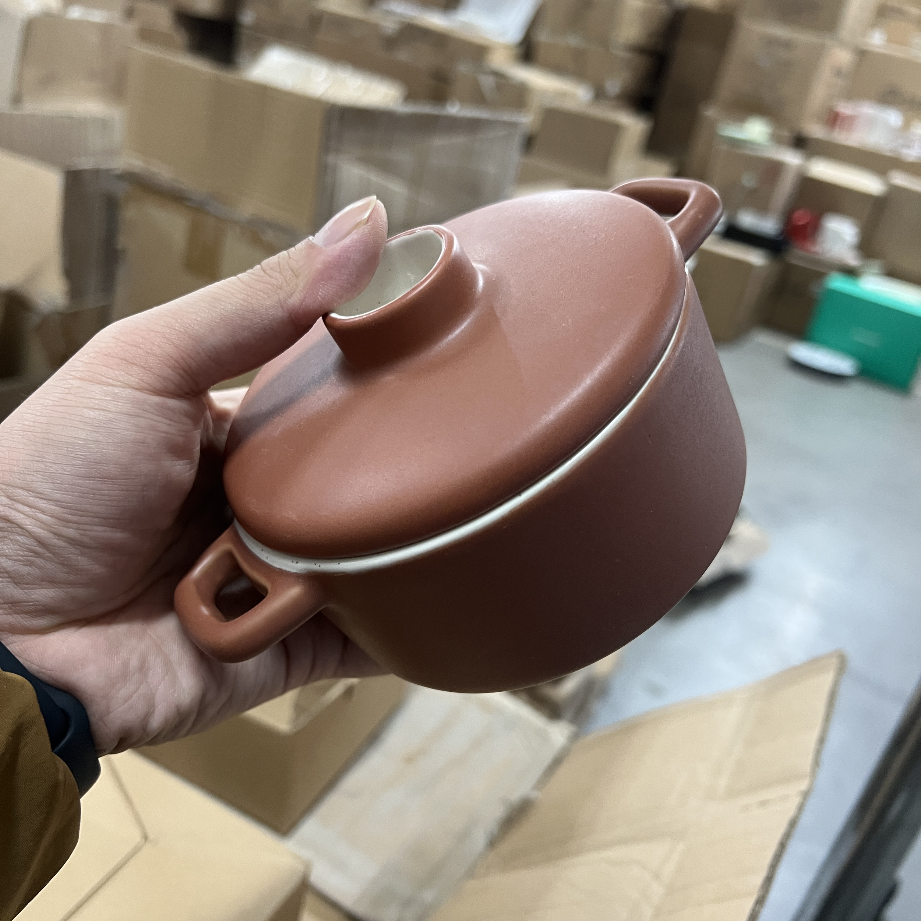 XCZ陶瓷炖盅碗口径12cm高5.5cm