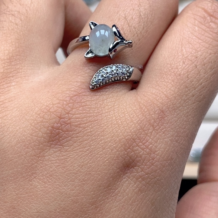 翡翠未镶嵌戒指戒指