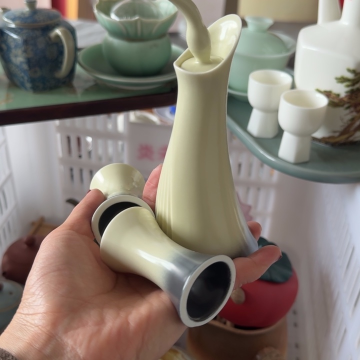 微瑕陶瓷茶具茶杯茶壶