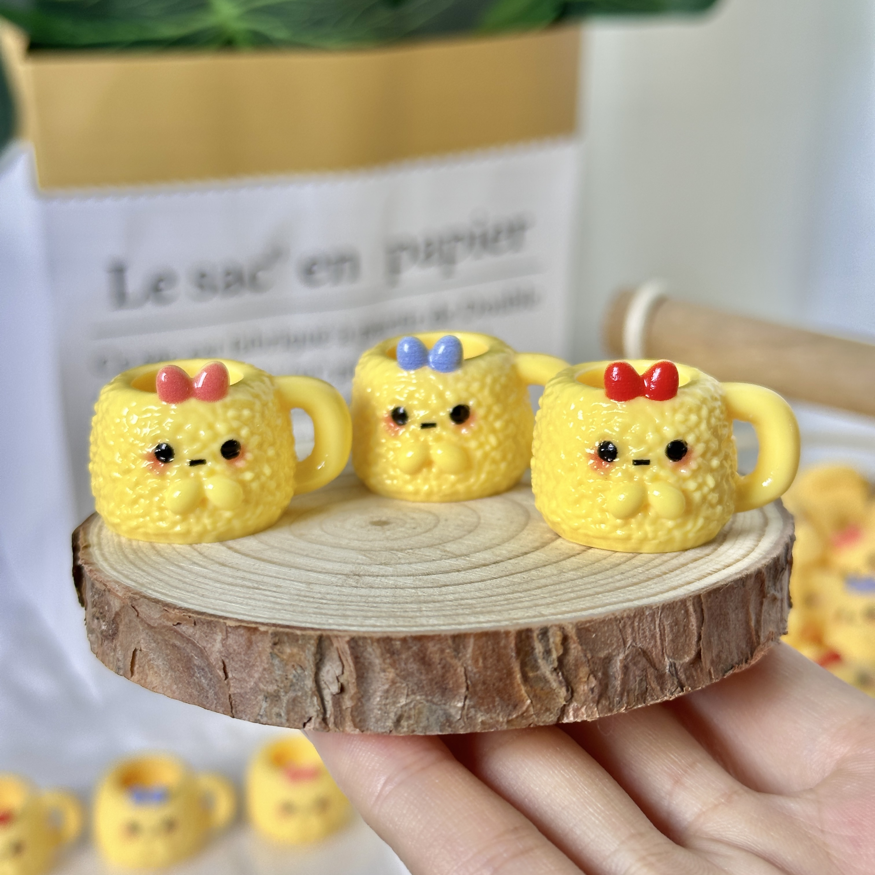 【小资女孩定制-角落生物炸虾杯子】创意diy食玩配件装饰品摆件