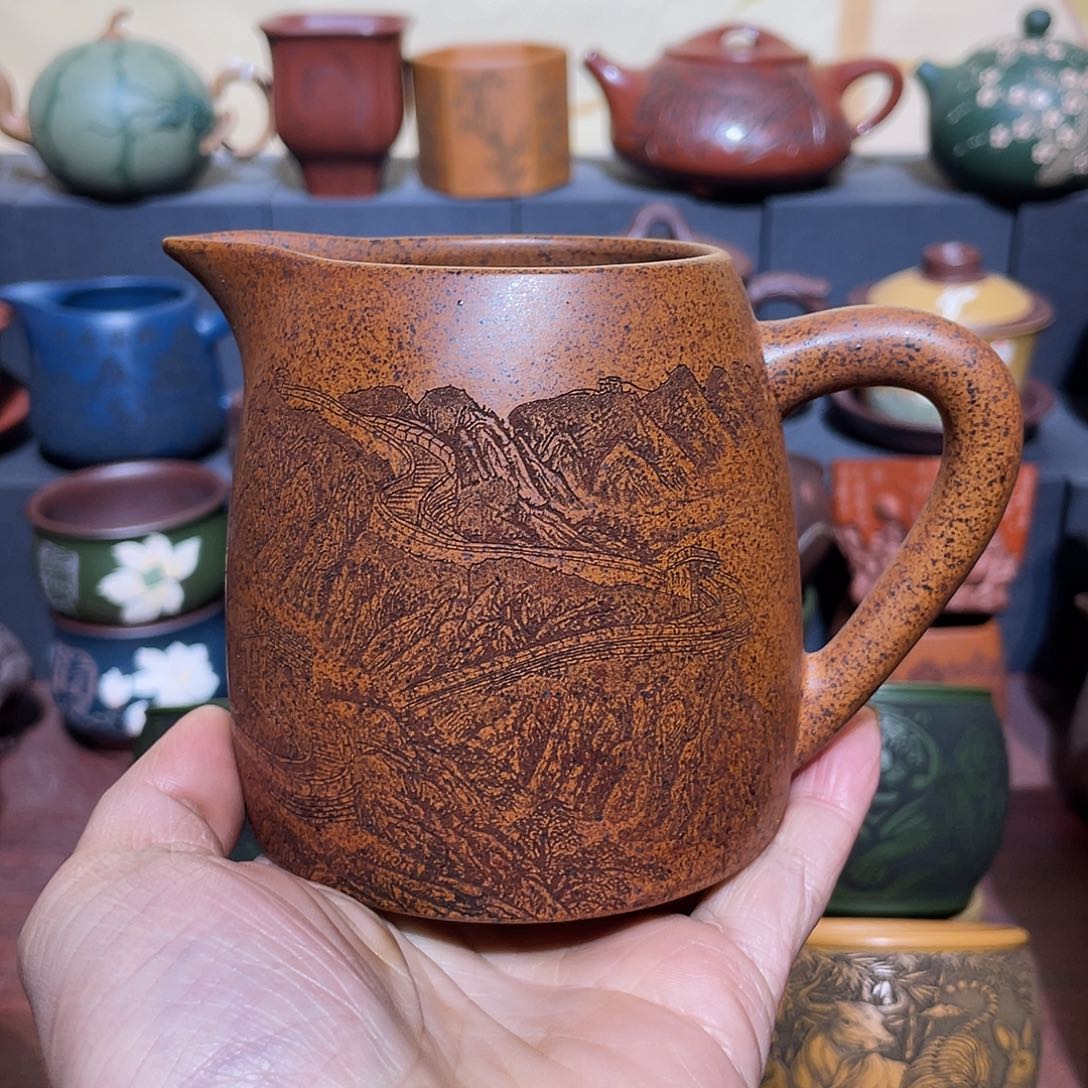 原矿紫砂手工主人杯