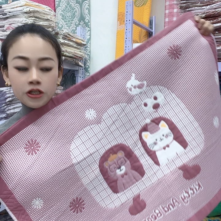 棉豆沙色小猫咪棉