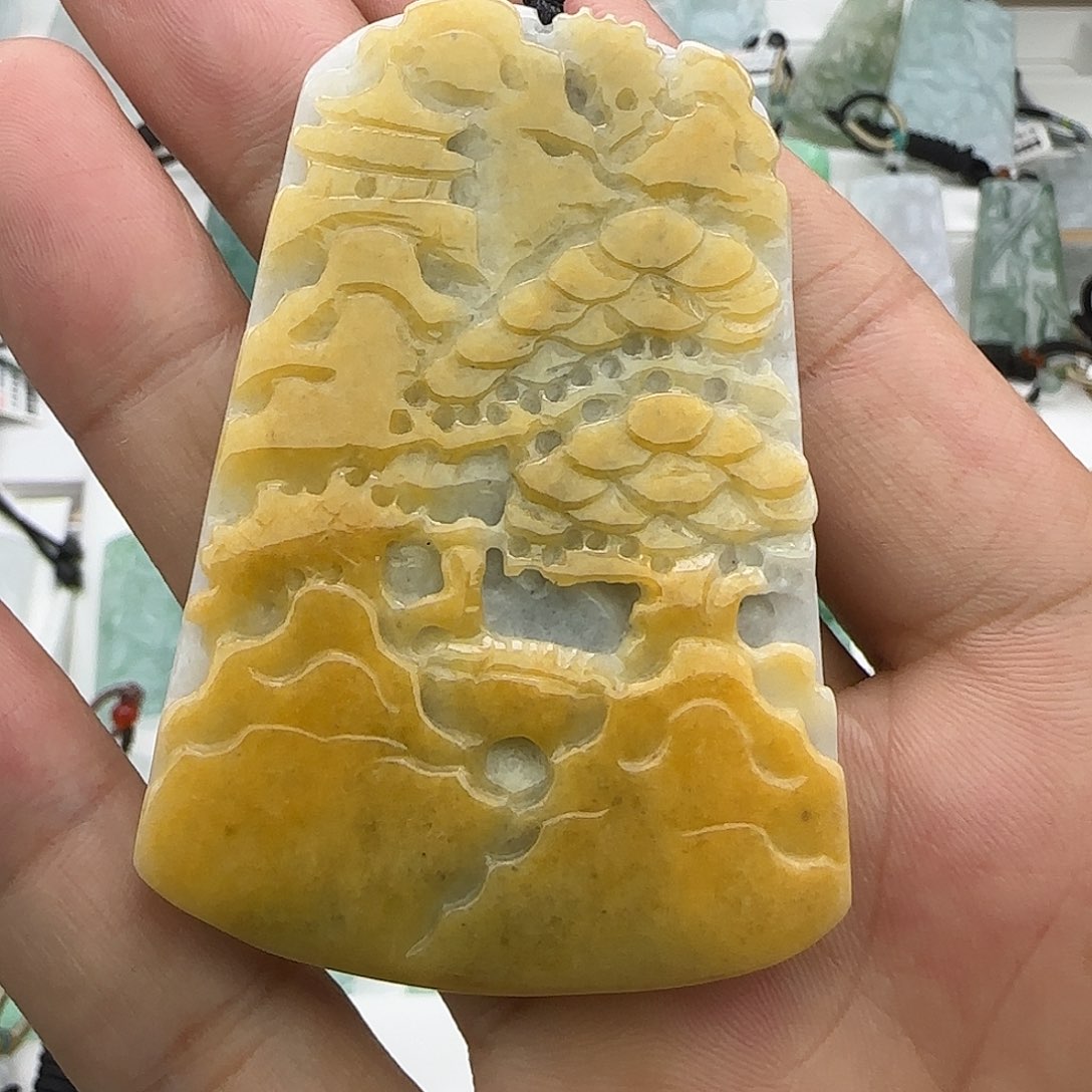 颈饰未镶嵌翡翠翡翠