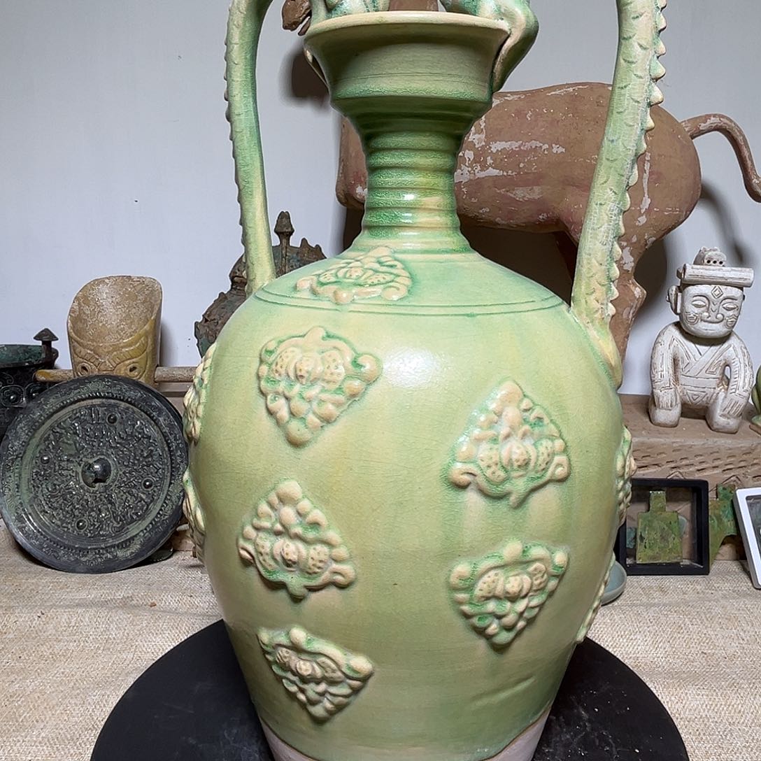 淮***欣瓷片精品瓷器摆件