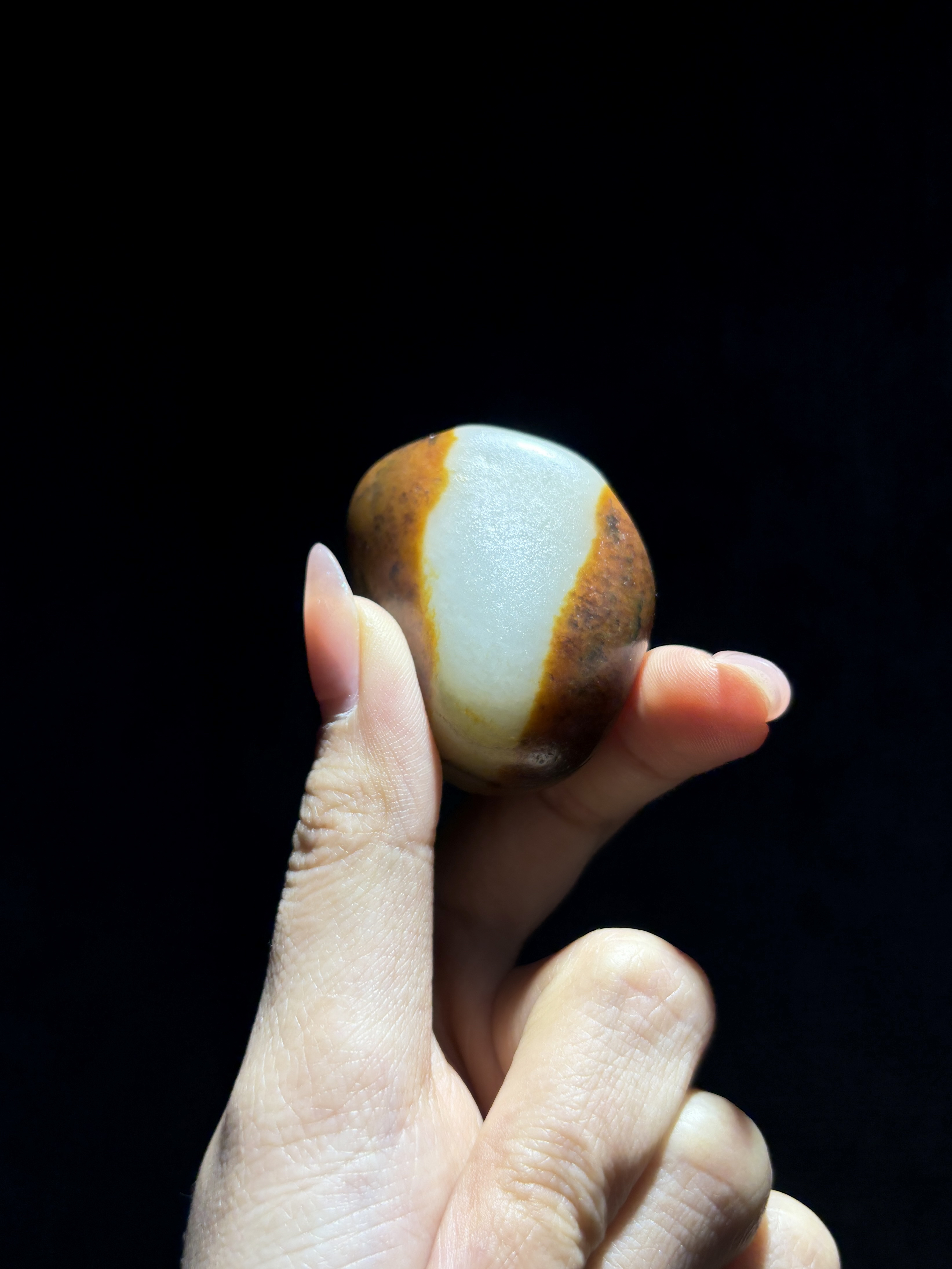 原石手把件和田玉