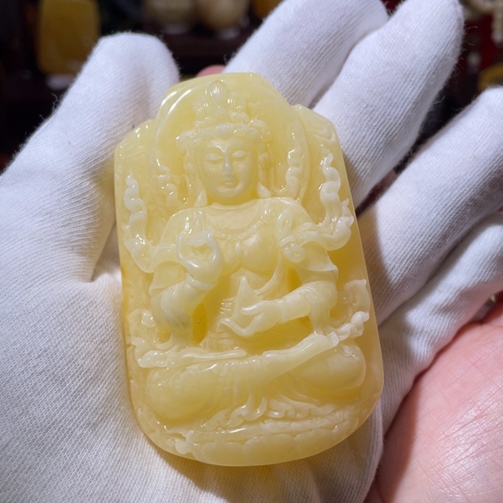 琥珀吊坠(不含链)未镶嵌