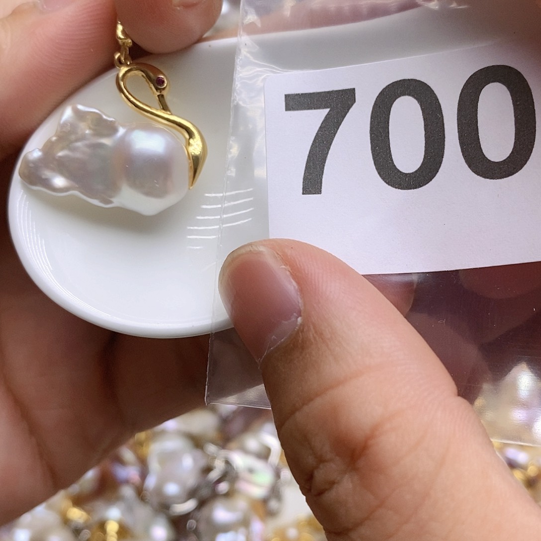 淡水珍珠未镶嵌颈饰700