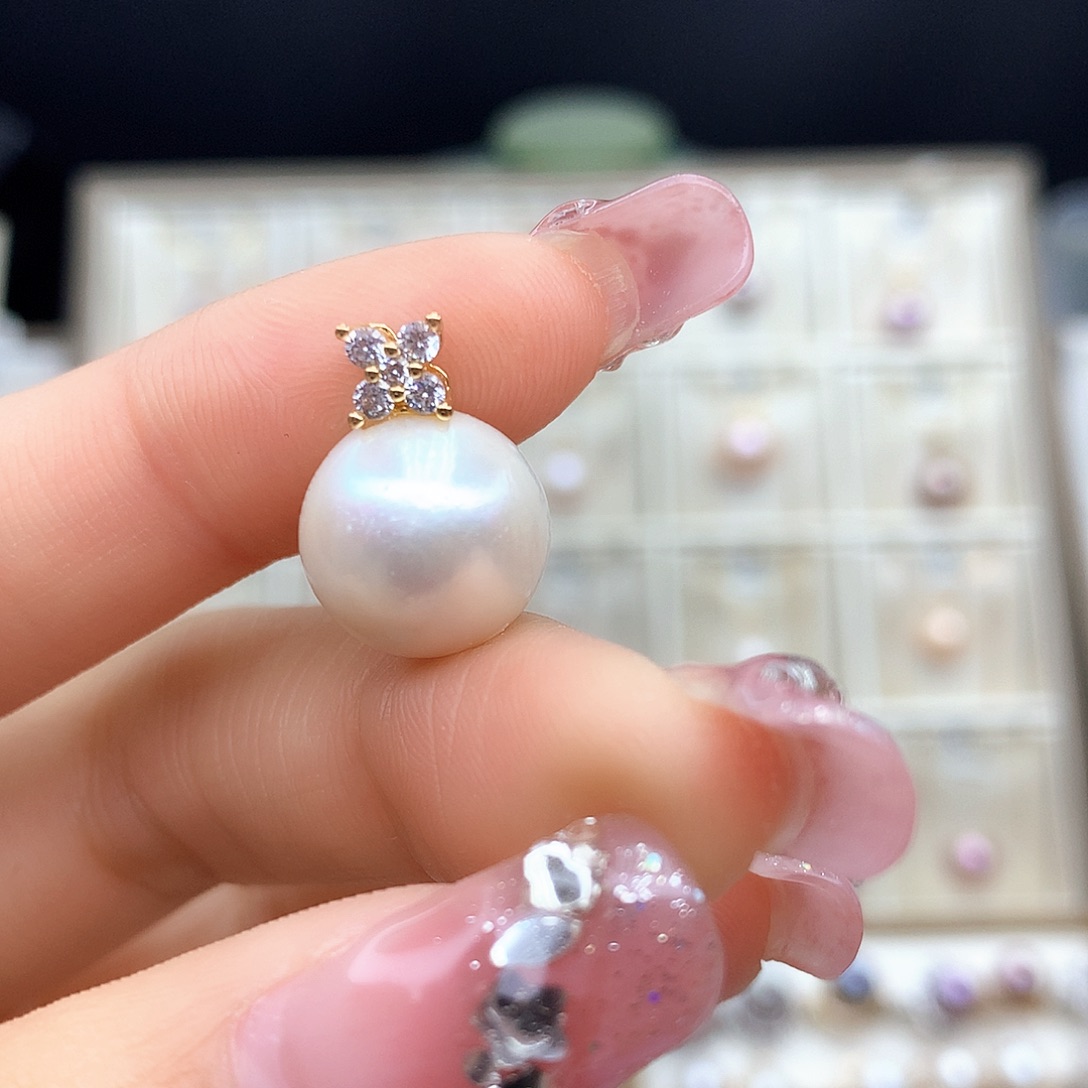 淡水珍珠颈饰合金