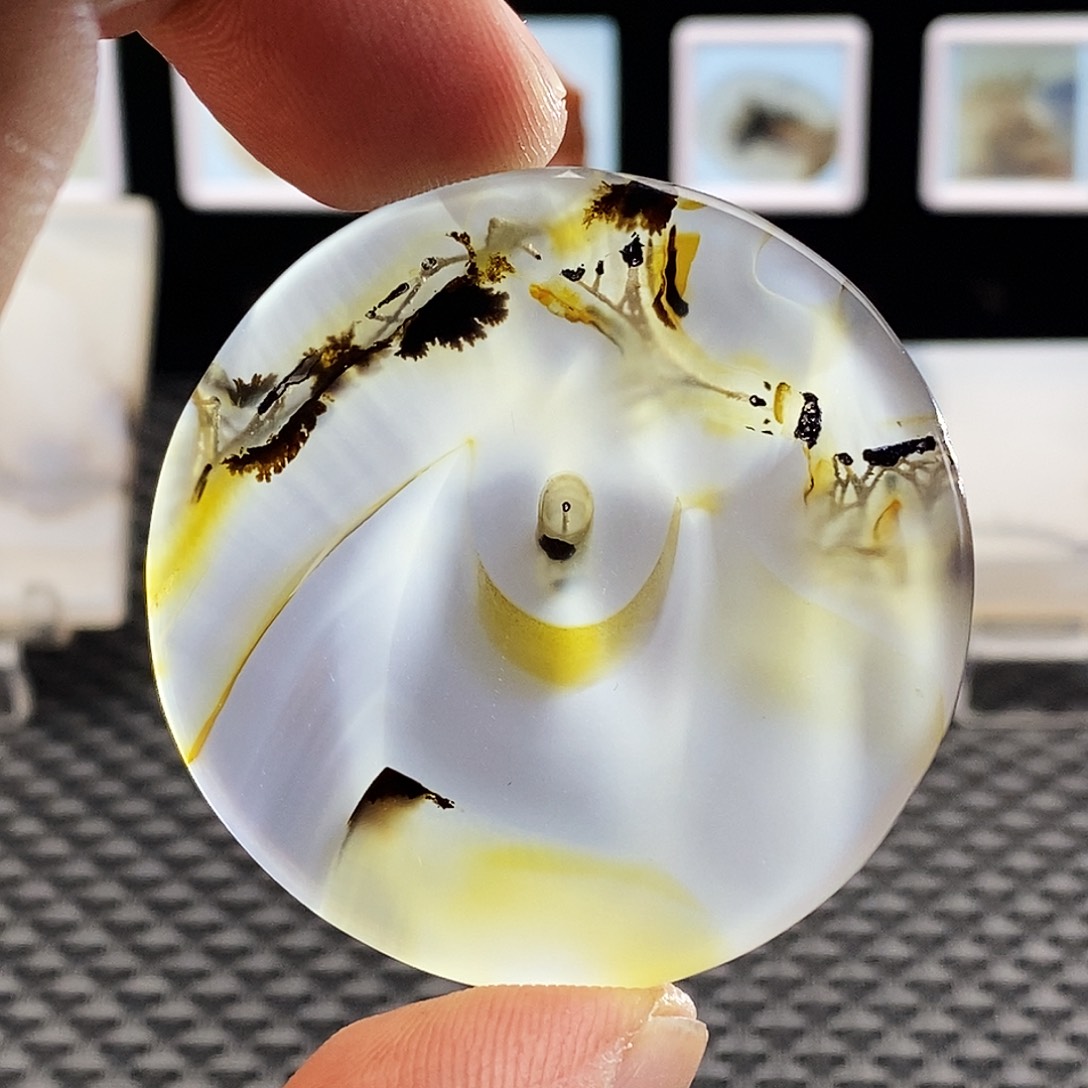 玛瑙/玉髓未镶嵌吊坠(不含链)610