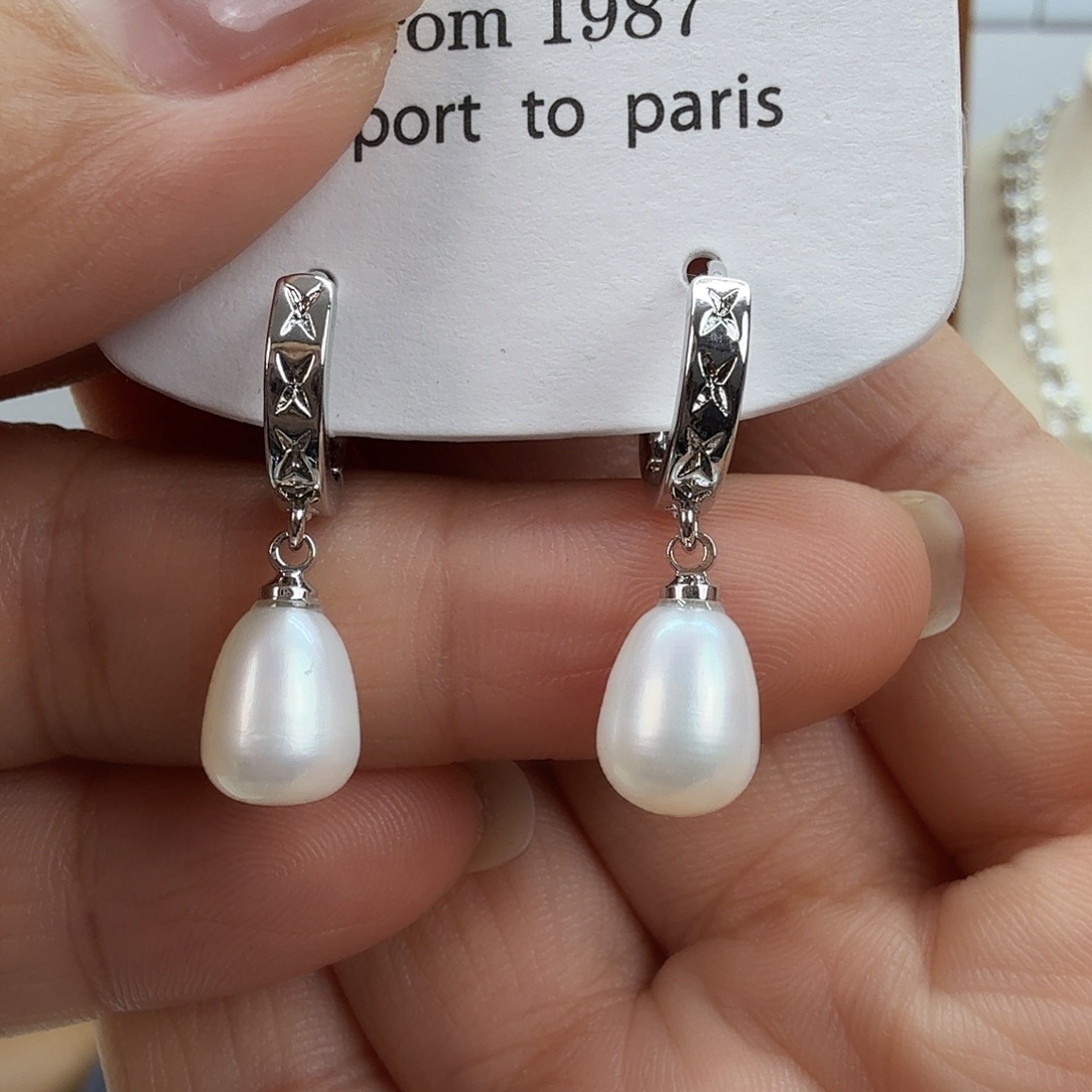 未镶嵌耳饰淡水珍珠