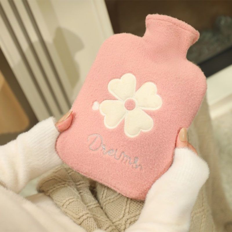 热水袋注水暖水袋女生热敷暖手专用肚子可爱毛绒安全防爆暖脚FSW