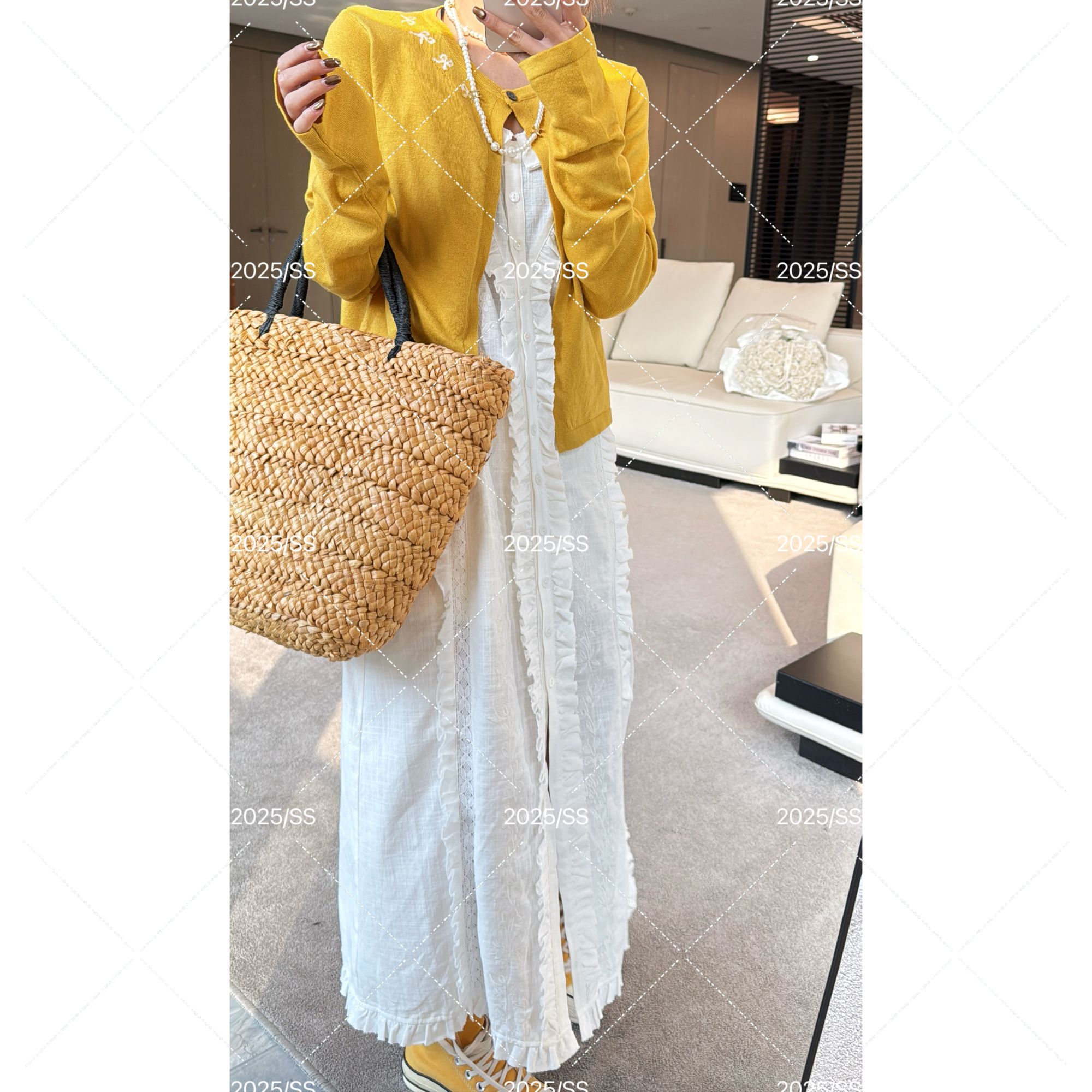 【娇娇私服定制】新款上新排扣吊带连衣裙22103#