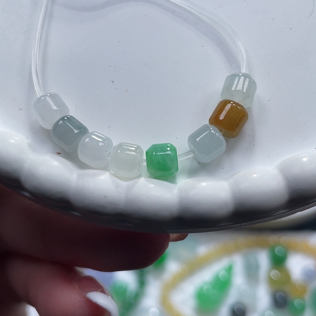 未镶嵌手链翡翠卡5+