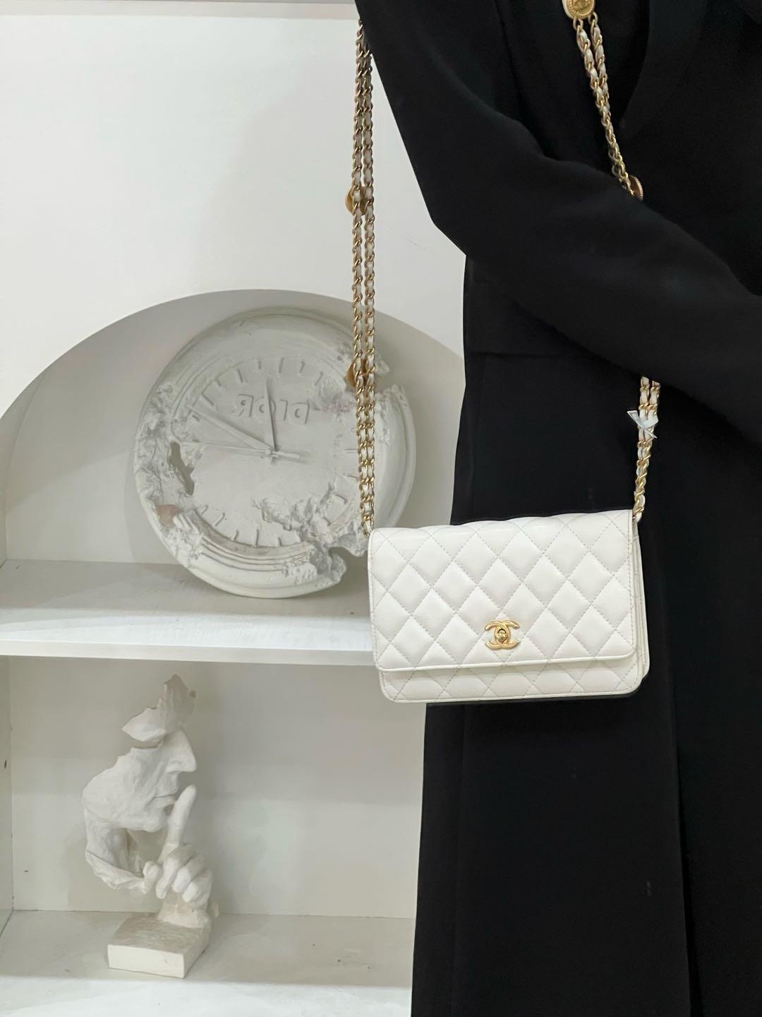 99新 Chanel/香奈儿 chanel金币woc白金/公价无/甄选