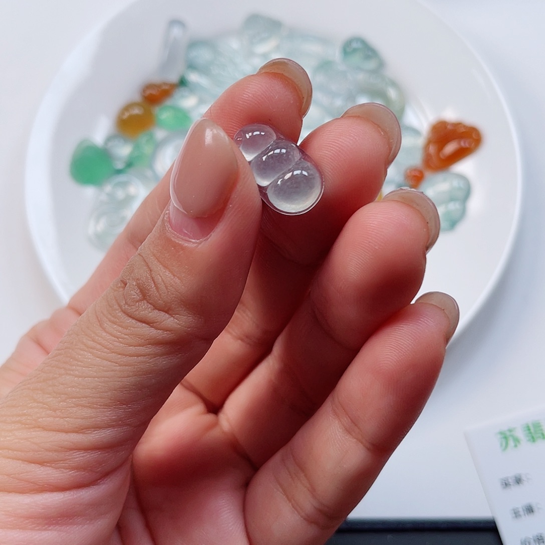 翡翠裸石纯天然A货缅甸翡翠