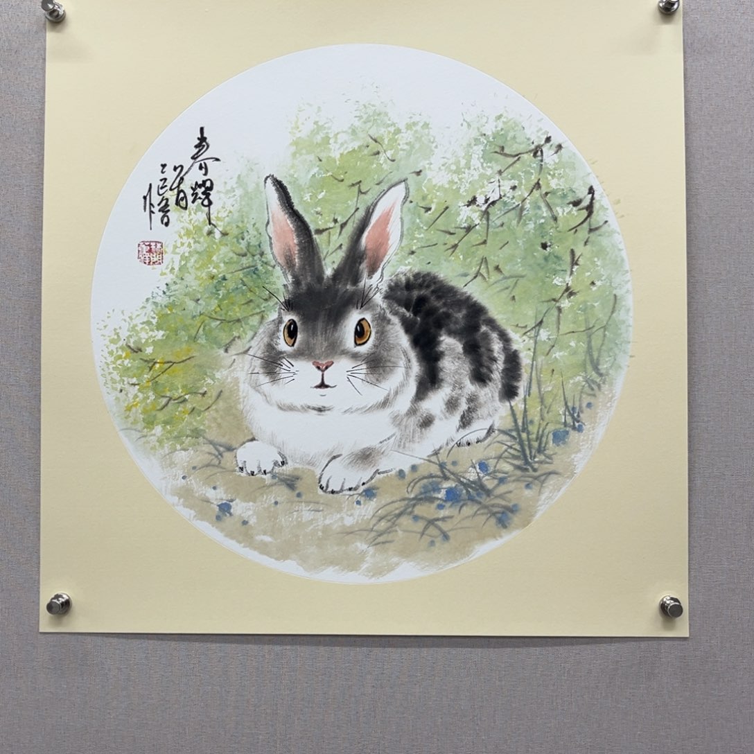 国画艺术家真人手绘